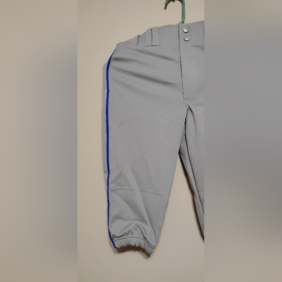 champro baseball pants youth L gray knicker elastic bottom - Picture 2 of 13